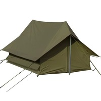 Tentes de camping imperméables pour 4 personnes Tente de camping double couche en toile Vente en gros pas cher