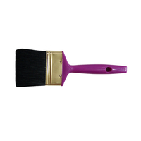 Outils de décoration pour la maison, pinceau de peinture de 70 mm, 40 % poils, 60 % filaments creux en PET et PBT avec manche ergonomique en plastique