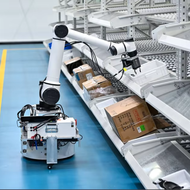 Collaborative Robot Automatic Loading and Unloading Materials with Smart Fingers
