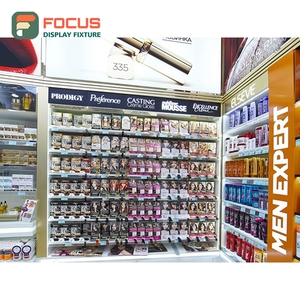 Industrial Designer Store <b>Brushed</b> Stainless Steel Display Case Retail Solution Provider Beauty Store Design - Product Image 4