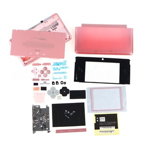 Host Casing Repair Accessories Laoxiaosan Game <b>Console</b> Full Set Accessories Old Style Color Matching 3DS Wired ABS Material - Product Image 3