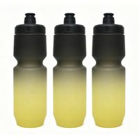 Bouteille d'eau portable de 750 ml sans bisphénol A, bouteille à boire compressible adaptée à diverses situations, logo personnalisable