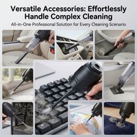 20000Pa Penyedot Debu Mobil Nirkabel Tanpa Sikat 4-in-1 Vacuum Genggam Tanpa Kabel untuk Mobil Rumah HEPA Portabel Terlaris TR-6106