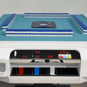 Máquina de Mahjong Japonesa Vertical de Lujo con Cuatro Puertos, Soporte Metálico, Fuente de Alimentación AC 120V, Barajador Automático, Uso Doméstico Ar - Product Image 1
