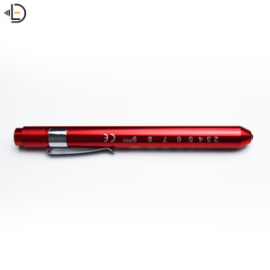 Lampe de poche LED portable lumière de travail stylo de premiers soins médicaux lampe torche en aluminium avec jauge d'élève médecin pour Camping d'urgence - Product Image 5