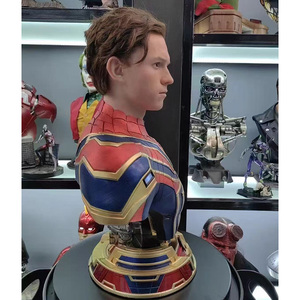 Statua Busto di <span class=keywords><strong>Spiderman</strong></span> in Resina Ecologica, Modello Artigianale, Ornamento per Serie TV e Decorazioni Domestiche - Product Image 4