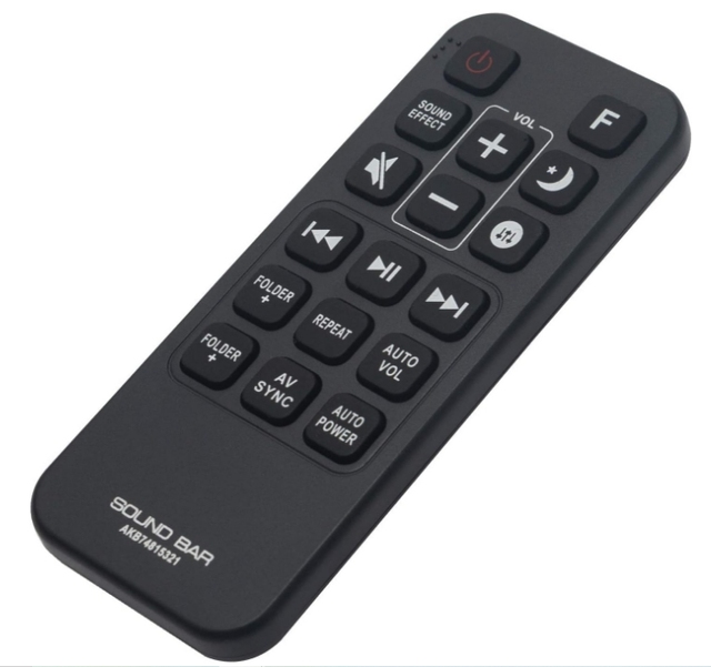AKB74815321 Replacement Remote Control Fits for LG Sound Bar Speaker System SJ5Y SPJ5B-W SJ4Y SPJ4B-W SJ5 SH5 SH4 SH5B