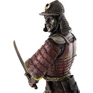 รูปปั้นซามูไรญี่ปุ่นยุคกลาง WEIVISTA - รูปปั้นนักรบมินามาโตะ ของสะสม - Product Image 4