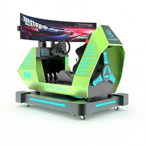 Simulador de Carreras GT4 Ultra 4DOF con 3 Pantallas, Efecto de Viento, Estructura de Acero de 500 kg para Centro Comercial, Compatible con <span class=keywords><strong>Euro</strong></span> <span class=keywords><strong>Truck</strong></span> <span class=keywords><strong>Simulator</strong></span> <span class=keywords><strong>2</strong></span> - Product Image 1