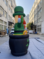 Modèle de personnage gonflable Saint Patrick gonflable personnalisé pour la Saint-Patrick