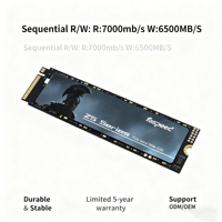 Faspeed ZS970 SSD interne NVMe rapide et durable 2 To PCIe Gen4 X4 NVMe 2.0 3D NAND Garantie 5 ans