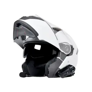 Garçons Filles Flip Up Casque Bluetooth Casque Moto Électrique Saison Casques pour Hommes Moto