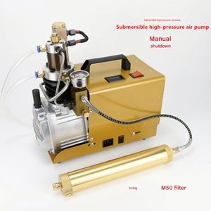 <b>Portable</b> 100L Turbo High Pressure Diving <b>Air</b> Breathing <b>Compressor</b> CO Auto Shutdown Industrial Charging <b>Air</b> Cylinders - Product Image 2