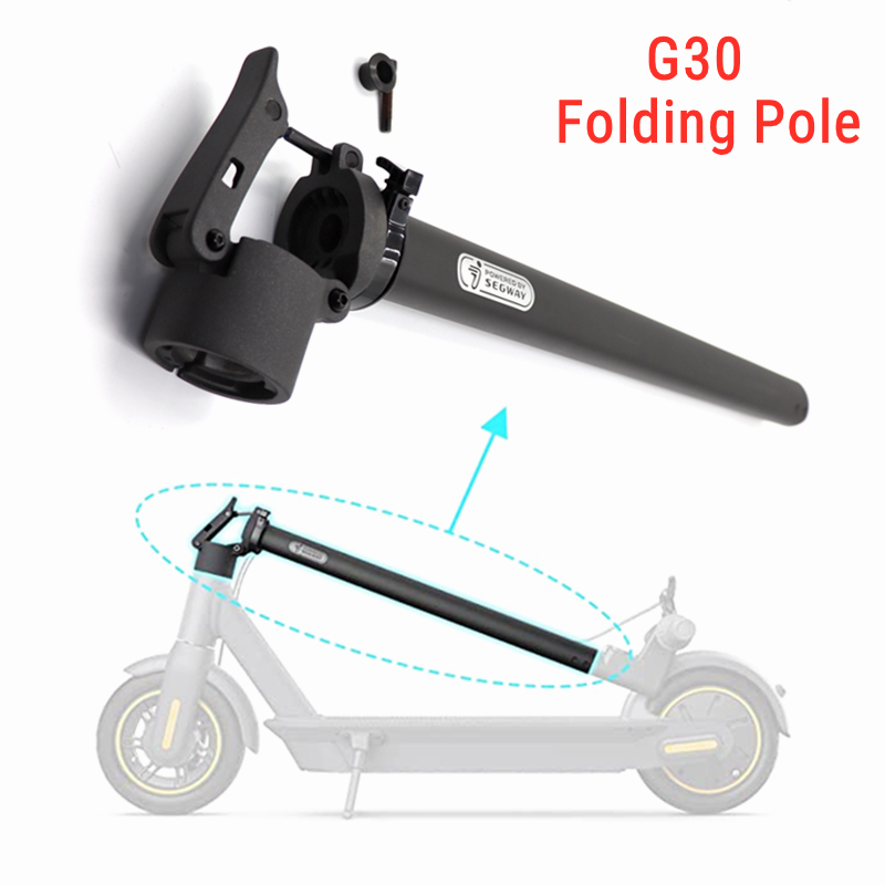 Base De Tige Pliable De Rechange Pour Ninebot Max G30 – Métal, 11,7x6,7 Cm, Kit De Réparation Inclus
