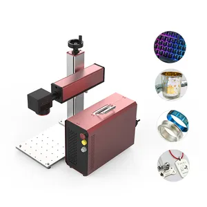 China Split Type Fiber Laser Markering Machine Voor Staal Letter Markering, Acryl Markering. Aluminium Snijwerk