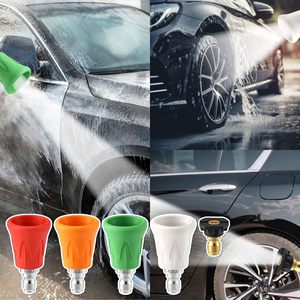 Raccord en acier inoxydable pour laveuse à haute pression Embouts de buse Hydro Jet QC 1/4 ''0,15,25,40, degré de savon avec <span class=keywords><strong>trompette</strong></span> de protection - Product Image 2