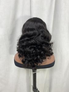 Peluca con malla frontal de cabello humano brasileño al por mayor, peluca de encaje de cabello virgen de onda suelta para mujeres negras, peluca de encaje prearrancado con cabello de bebé - Product Image 6