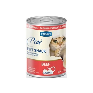 Grosir kemasan terbaru makanan kucing kaleng OEM 375g hewan peliharaan kalengan makanan basah kucing atau anjing makanan ringan hewan peliharaan kaleng basah pabrik - Product Image 3