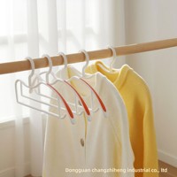 Changzhi Heng PP Halbkreis-Kleiderbügel Haushalt Nahtloser Kleiderständer Windbeständiger Rutschfester Mantelbügel