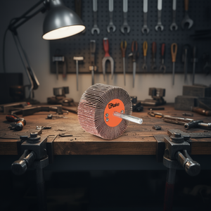 ล้อขัดแบบแผ่น Abrasive Flap Wheel ขนาด 80x30 มม. แกน 6 มม. วัสดุคอรันดัม - Product Image 3