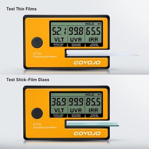 Garantie 1 an GOYOJO GT116 3-en-1 Mètre de teinte numérique, Mètre de transmission pour film solaire automobile, Alimenté par batterie, Détection VL UV IR - Product Image 2