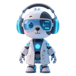 Enology Phong Cách Dễ Thương <span class=keywords><strong>Robot</strong></span> Dog IP Hình Ảnh Tùy Biến Q Phong Cách Figurine PVC Thương Hiệu Linh Vật Tạo Hợp Thời Trang Bức Tượng Nhỏ - Product Image 1
