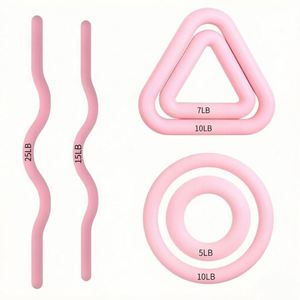 Set de Pilates Personalizado con Logotipo, Barra de Pilates, Mancuernas de Silicona, Anillo de Fuerza, Tapete de Yoga, Muñequera Ajustable Impermeable para Gimnasio y Fitness - Product Image 1