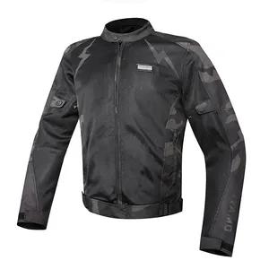 Ironborn jaket tekstil sepeda motor untuk pria, jaket pengendara sepeda motor dengan pelindung baja CE, jaket pengendara sepeda motor balap