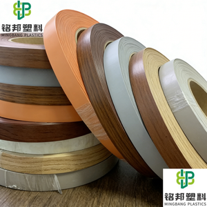 <span class=keywords><strong>Bande</strong></span> <span class=keywords><strong>de</strong></span> bordure en PVC résistante à l'eau, écologique et <span class=keywords><strong>de</strong></span> haute qualité, MINGBANG PLASTICS, accessoires <span class=keywords><strong>de</strong></span> meubles, bordure en PVC - Product Image 1