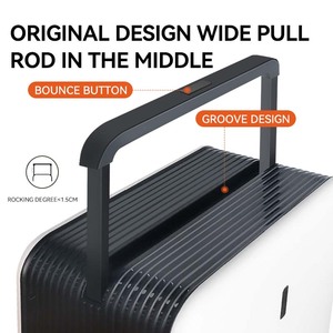 Maleta de equipaje de PC de alta calidad a la moda Leavesking con carrito ancho y maleta de equipaje de cabina de avión de rueda Universal - Product Image 4
