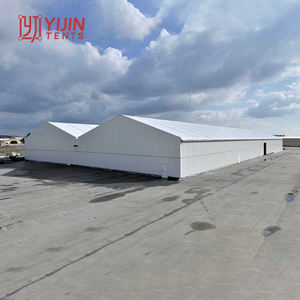 เต็นท์คลังสินค้าชั่วคราวขนาดใหญ่ 1000 ตร.ม. กันน้ำ สีขาว ทำจาก PVC สำหรับงานโลจิสติกส์ - Product Image 6