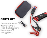 Super Condensateur 12V Démarreur de Voiture Portable Power Bank Booster d'Urgence Lumière LED SOS pour Véhicules