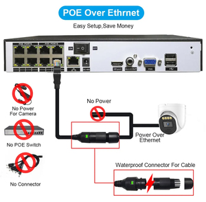Top Xếp Hạng D63 Kim Loại Nhà Ở HD Tầm Nhìn Ban Đêm Phát Hiện Chuyển Động Báo Động Hệ Thống An Ninh 4MP 2K Giám Sát Dome IP Camera Nhà - Product Image 5