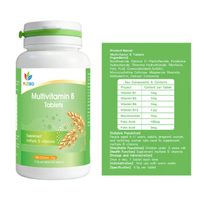 Suplemento de Energía Saludable con Complejo de Vitamina B OEM, Super Complejo de Vitaminas B con Ácido Fólico, Vitaminas B6, <span class=keywords><strong>B12</strong></span>, B1, <span class=keywords><strong>B2</strong></span> - Product Image 1
