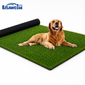 Gazon synthétique décoratif pour parcs publics, fibres PE PP, support renforcé, support de distributeur en gros pour jardin et patio - Product Image 1