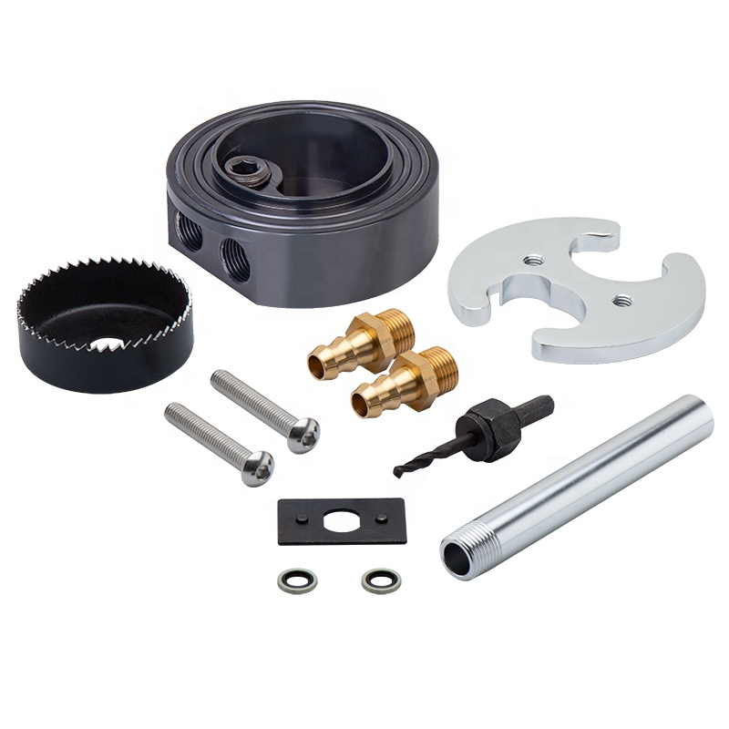 Single Hole Fuel Tank Sump Kit for Diesel Trucks Universal AirDog FASS Integrated Return Includes 1/2\" Fittings New Condition