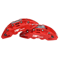 Kit de disque d'étriers de frein RF420 4 pots de haute qualité couleurs personnalisées gros frein en aluminium pour Honda pour Toyota Audi TT Nissan Mazda
