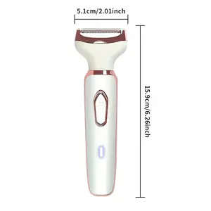Afeitadora multifunción Depiladora de axilas femeninas Afeitadora eléctrica Recortadores de vello de nariz 4 en 1