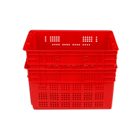 Caisses de rangement en plastique de style maille, caisses en PP pour économiser de l'espace, boîtes pour le stockage des aliments, pour le stockage des fruits et légumes