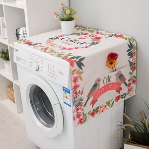 Flores antideslizantes <span class=keywords><strong>Lavadora</strong></span> floral Alfombrilla superior Arandela <span class=keywords><strong>Protector</strong></span> superior <span class=keywords><strong>para</strong></span> lavandería Cocina Hogar - Product Image 5
