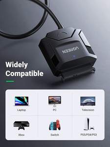 UGREEN CR108 <span class=keywords><strong>SATA</strong></span> <span class=keywords><strong>a</strong></span> <span class=keywords><strong>USB</strong></span> 3,0 Cable <span class=keywords><strong>adaptador</strong></span> 3,5 2,5 pulgadas SSD HDD <span class=keywords><strong>SATA</strong></span> <span class=keywords><strong>Disco</strong></span> Duro convertidor compatible con UASP con puerto de carga - Product Image 5