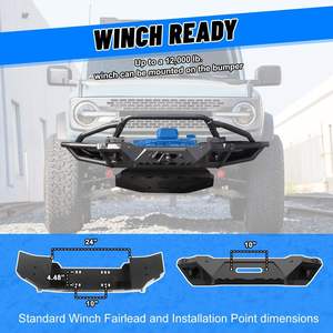 בר קדמיים בלעדי B-סוג כבד כבד בר תואם 2021 2022 2023 פורד bronco - Product Image 4