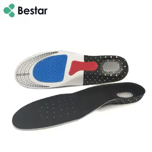 Palmilhas de sapatos de silicone, palmilhas ortopédicas de gel de silicone para esportes de fábrica, arco de apoio plantar