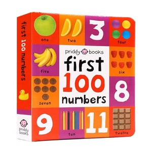 Servicio de Impresión de Libros Infantiles Personalizados al por Mayor, Juego de 100 Primeras Palabras en Inglés para Bebés, Alfabeto y Números, Libro de Cartón con Tapa Dura - Product Image 5