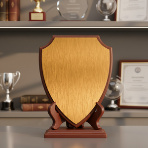 Medaglia e Targa Trofeo Placcati in Oro per Sublimazione 211X162 mm - Product Image 3