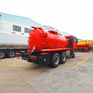 4 पहिया ड्राइव सक्शन सीवेज ट्रक 18 क्यूबिक यूनिट डंप ट्रक निर्यात वस्तुएं - Product Image 5