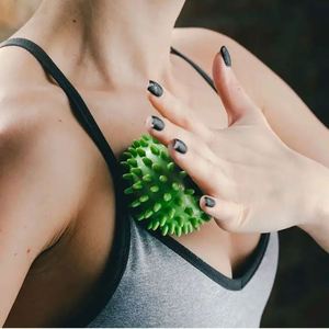 Pelota de Masaje de PVC con Púas para Recuperación Muscular de Yoga, para Cuerpo, Brazos, Piernas, Cintura, Manos y Pies - Product Image 4