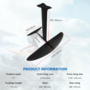 Hydrofoil F11 Foil Surfing <b>Board</b> for Beginners Windfoil Full Carbon Front Wing Rear Fuselage Mast Base Kitesurf Windsurf F11 Hyd - Product Image 3