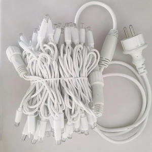 Cadena de luces LED de alambre de goma de 10M IP65 impermeable 220V luces de Navidad para exteriores mercado de la UE Navidad - Product Image 1