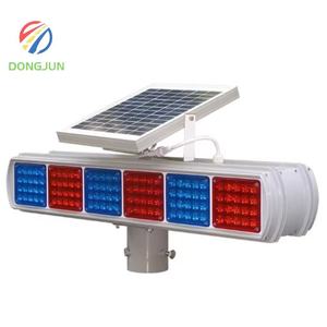 ไฟกระพริบพลังงานแสงอาทิตย์สีแดงสีน้ำเงินไฟไดโอดการก่อสร้าง - Product Image 2